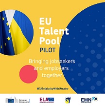 Obrazek dla: Projekt  „EU-Talent Pool - Pilot”  dla pracodawców- usługa sieci EURES.